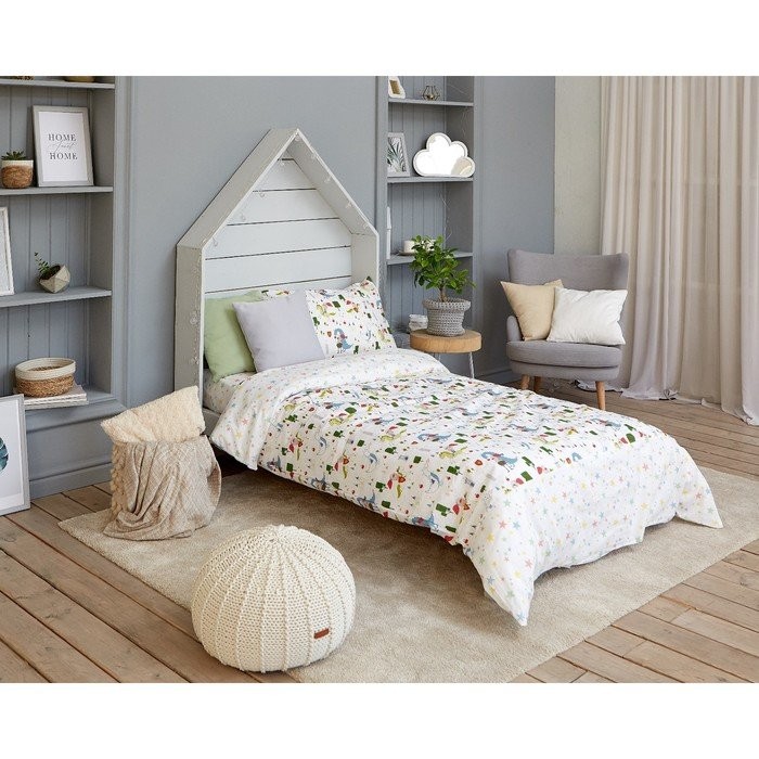 Постельное бельё Этель «Рыцари» 145×210 см, 150×210 см, 50×70 см - 1 шт, 125 г/м², бязь, хлопок 100%