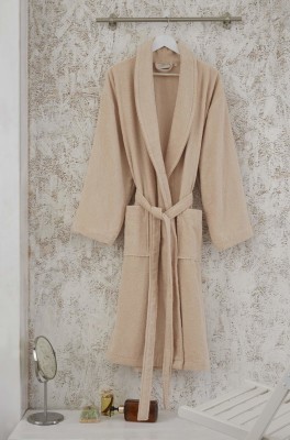 OREGON (беж)-2XL  Халат Махровый