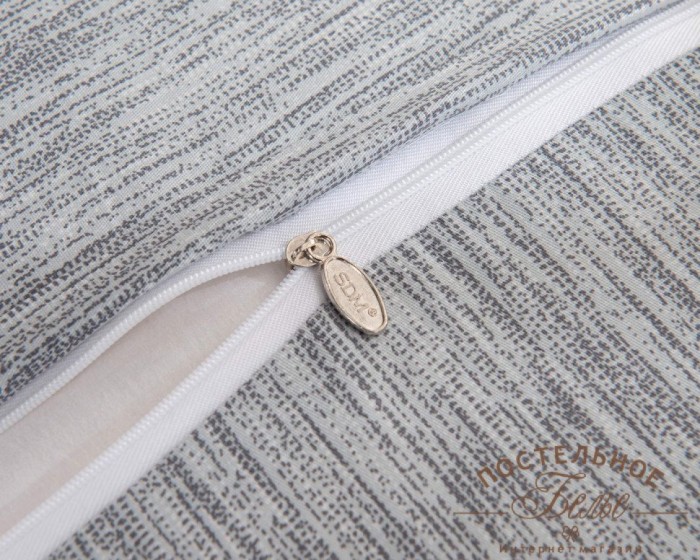 Табио черно-белый Комплект постельного белья сатин 7Е