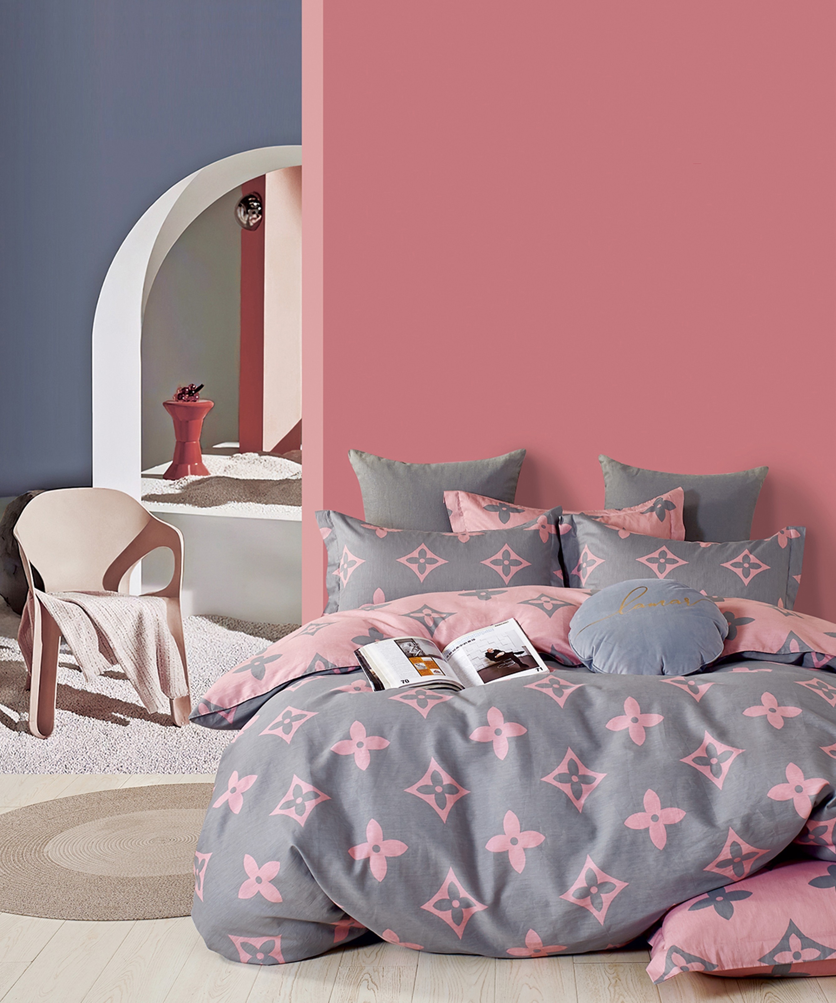 Постельное белье Twill евро 2 наволочки в ПВХ TPIG3-1914 КОД1171