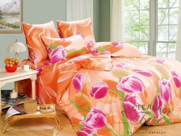 Постельное белье Valtery поплин A-131 семейное