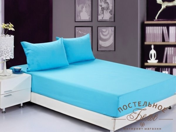 Простынь на резинке (Джерси) L-180x200