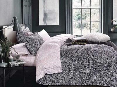 Постельное белье Asabella 1478-4S полуторное печатный сатин