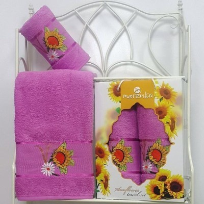 Набор полотенец Merzuka Sunflower (50x80, 70x130) 8006-06