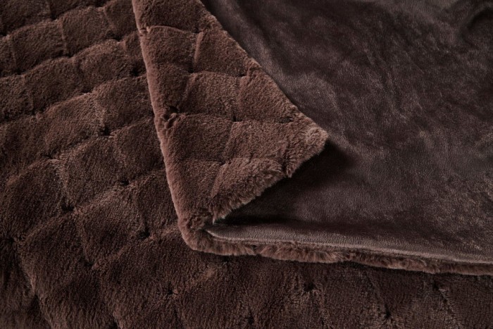 Бернард (шоколад) Покрывало 160х220