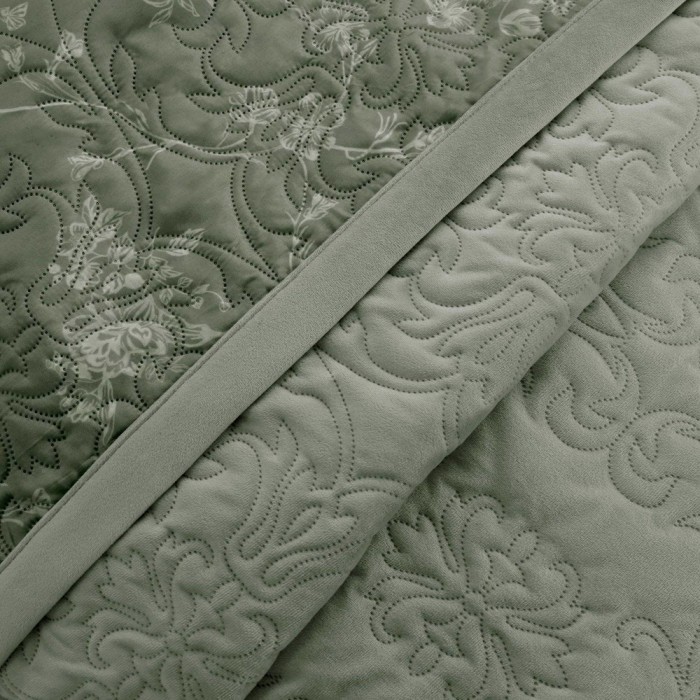 Афина (зеленая) Покрывало 160х220