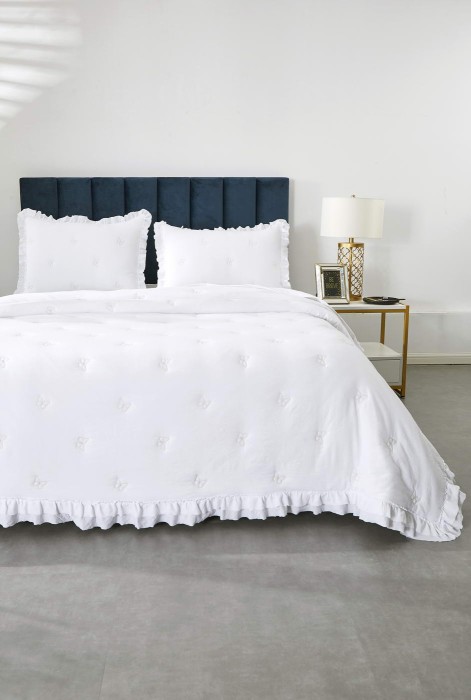 Ребека (белая) Покрывало 220х240