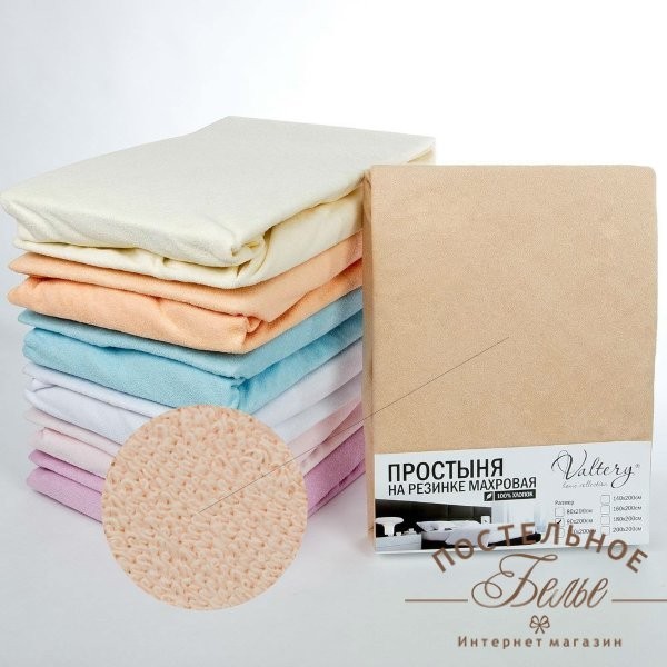 Простынь трикотажная PT bezhevaya-200x200