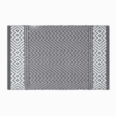 Коврик Arya 50X80 Polka Серебро, Белый