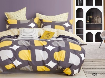 Комплект постельного белья Семейный Сатин печатный нав-ки ( 50х70 х 2 шт ) в крафт  коробке АльВиТек CKK-7-053