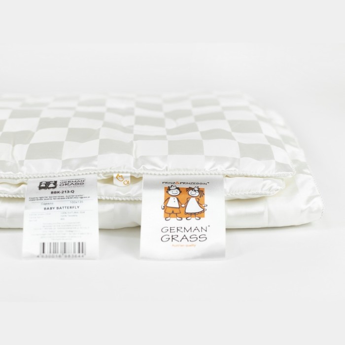 Одеяло с кантом стеганное Baby Batterfly Grass 100 х 135