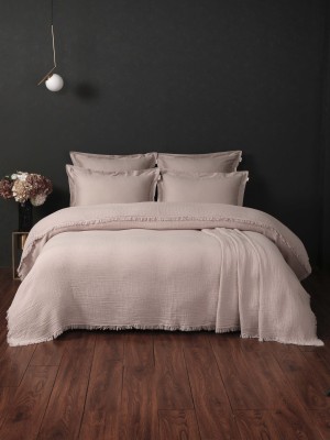 Комплекты для сна Stonewash Muslin (латте) комплект с покрывалом Евро