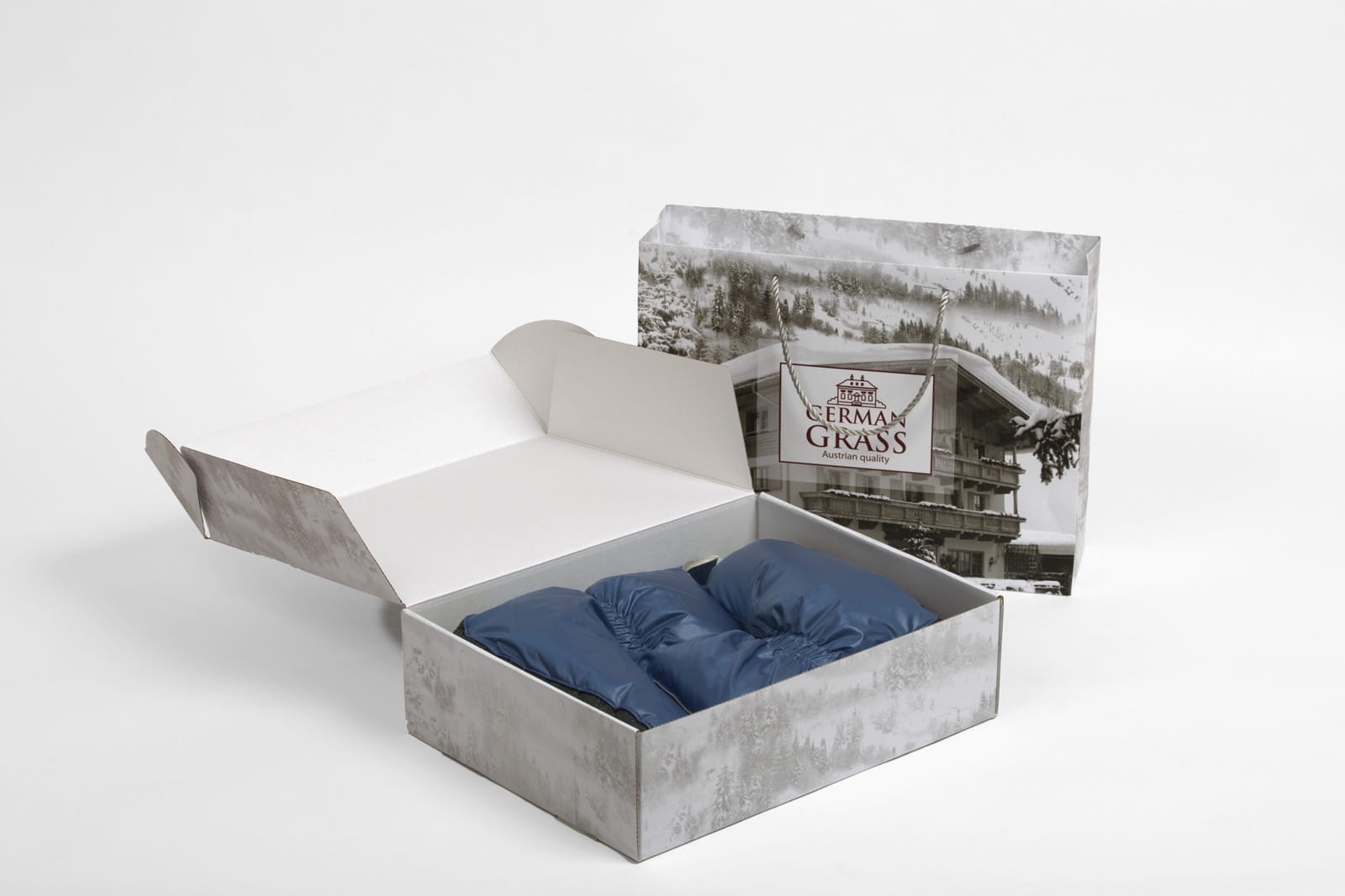 Сапожки-носочки пуховые Comfort Socks Travel Grass Indigo 40-45 р.