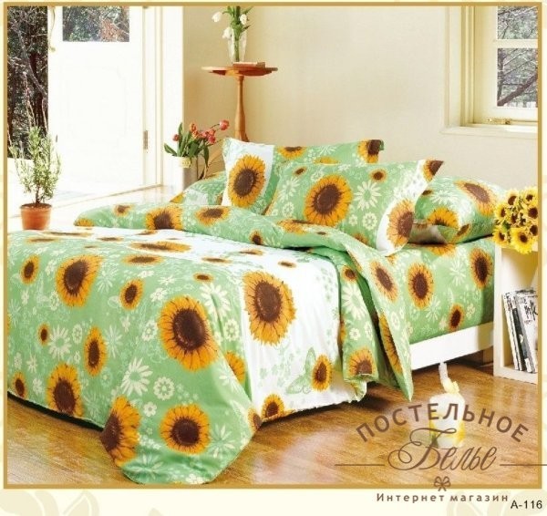 Постельное белье Valtery поплин A-116 семейное