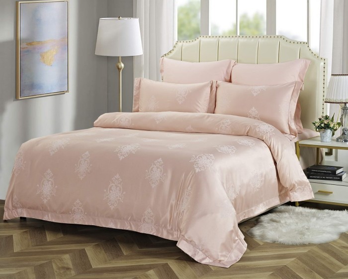 Жозетта (персик) Комплект постельного белья Евро 4н Т