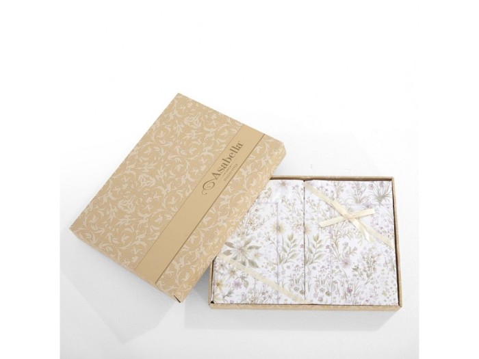 Комплект постельного белья Евро, сатин с лазерной печатью 2356-6