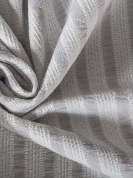 Комплекты для сна Stripe Muslin lace (серебро платина) Евро