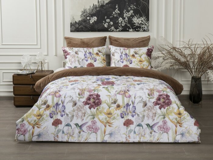 Комплекты для сна Ирис (капучино латте жемчуг) ABC Egypt Cotton Tencel Евро