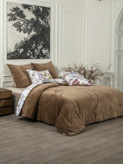 Комплекты для сна Ирис (капучино латте жемчуг) ABC Egypt Cotton Tencel Евро