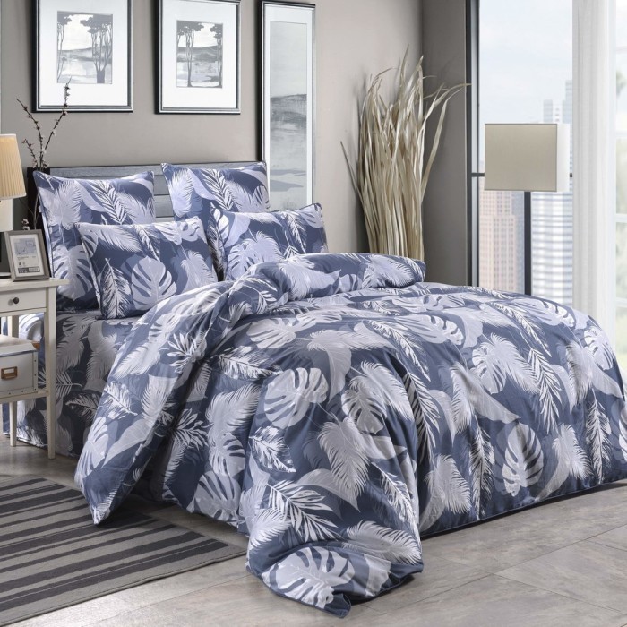 Элфри (серая) Комплект постельного белья сатин 1.6