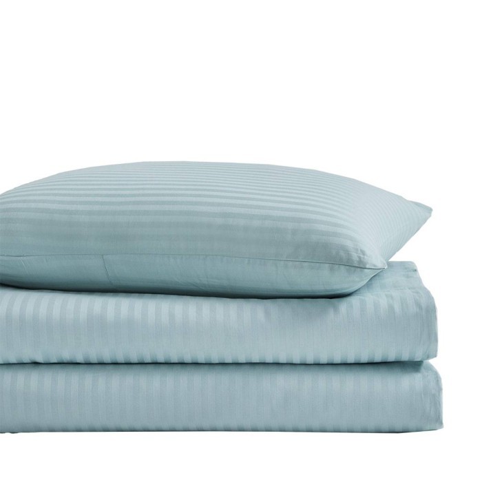 Пододеяльник Arya Полосатый Сатин 200X220 Otel Мятный