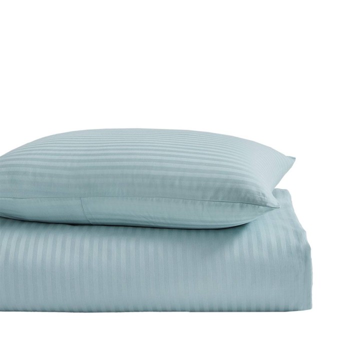 Пододеяльник Arya Полосатый Сатин 200X220 Otel Мятный