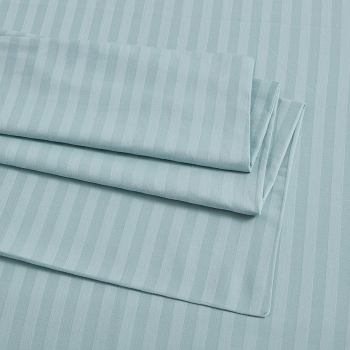 Пододеяльник Arya Полосатый Сатин 200X220 Otel Мятный