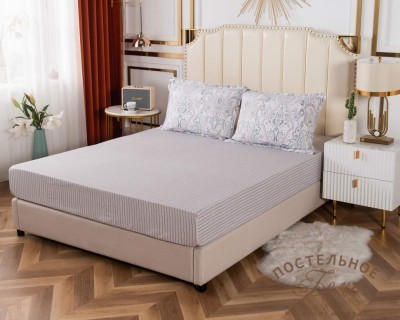 Роуз бежевый Комплект 160х200х30