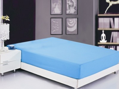 Простынь на резинке сатин однотонный PRC-R-14 160x200