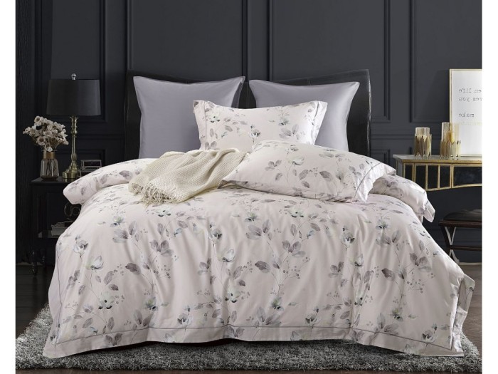 Комплект постельного белья Евро, египетский хлопок Premium 2315-6 