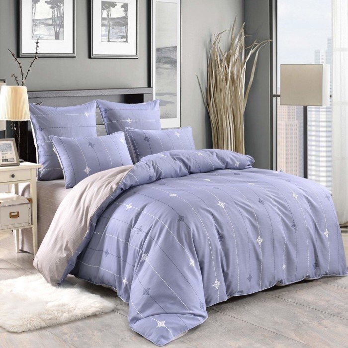 Фернанд (фиолет) Комплект постельного белья сатин Евро 4н