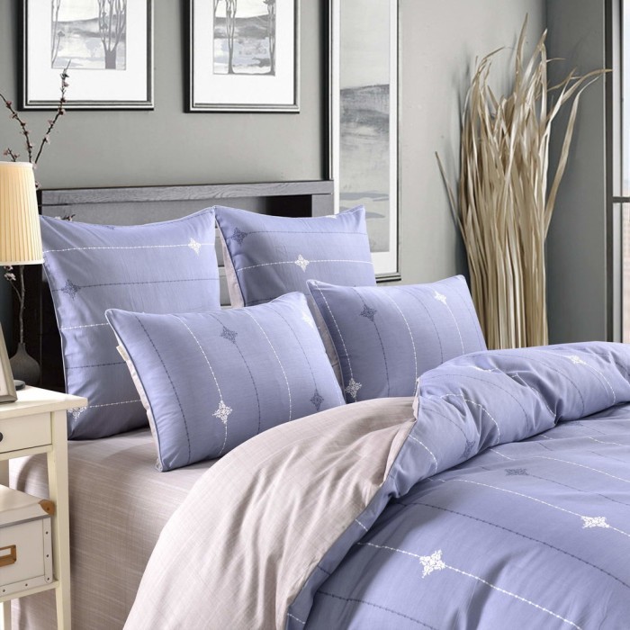 Фернанд (фиолет) Комплект постельного белья сатин Евро 4н