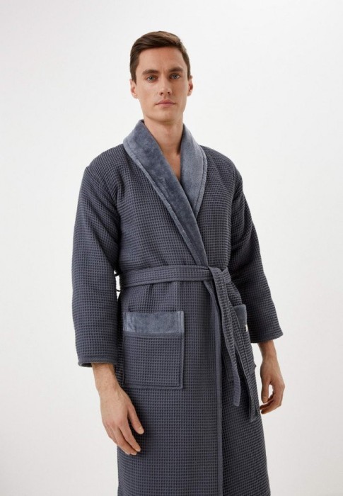 Михаэль (антрацит) L Халат махровый