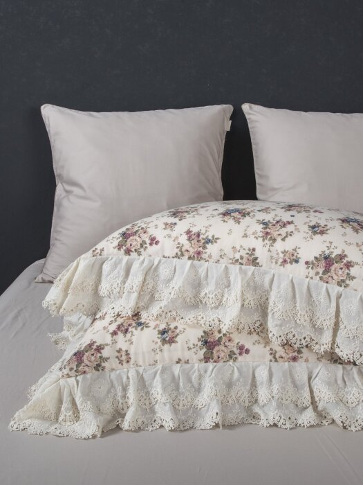 Комплекты для сна Linen Satin Фиделия (натуральный бежевый) Евро