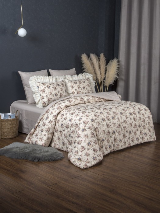 Комплекты для сна Linen Satin Фиделия (натуральный бежевый) Евро