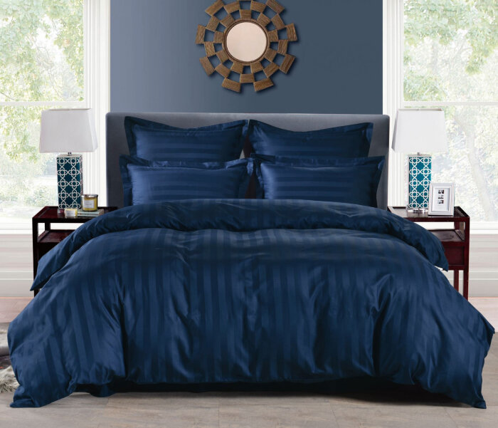 КПБ страйп-сатин OD-55 Евро