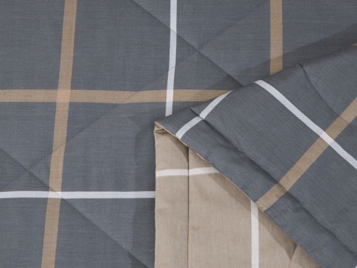 Комплект с летним одеялом полуторный из печатного сатина 160х220 см, 2172-OSPS