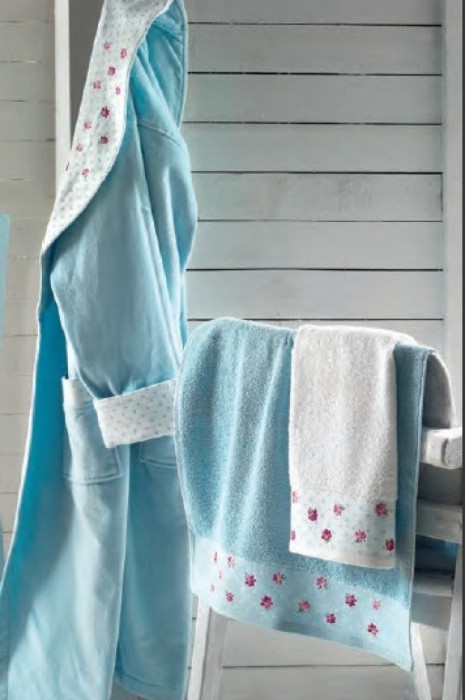 Полотенца ROSEBERRY ATTACCO Turquoise towel-70x140