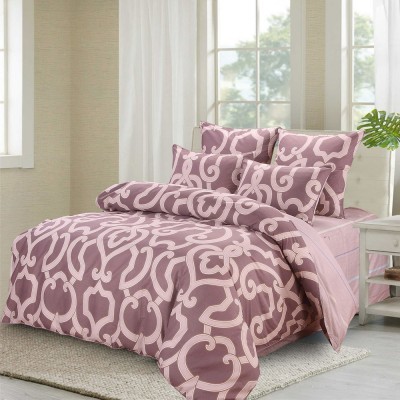 Киану (кофе) Комплект постельного белья сатин Евро 4н