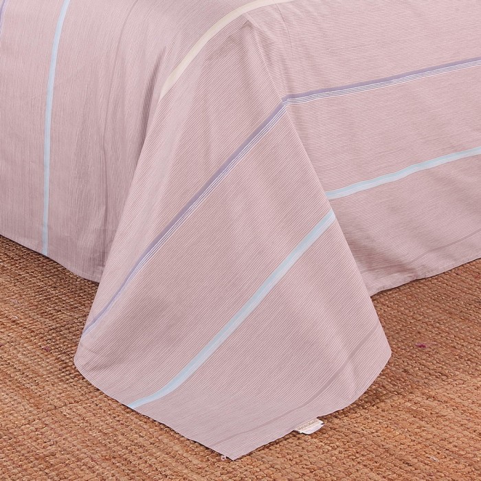 Киану (кофе) Комплект постельного белья сатин Евро 4н