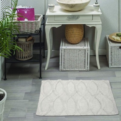 DANIEL (молоко) Коврик для ванной 60х100