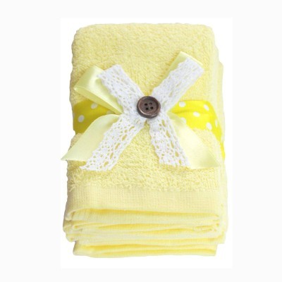 Полотенце Arya С Лентой 6 Pcs. Button Желтый