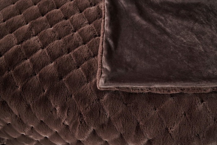 Бернард (шоколад) Покрывало 220х240