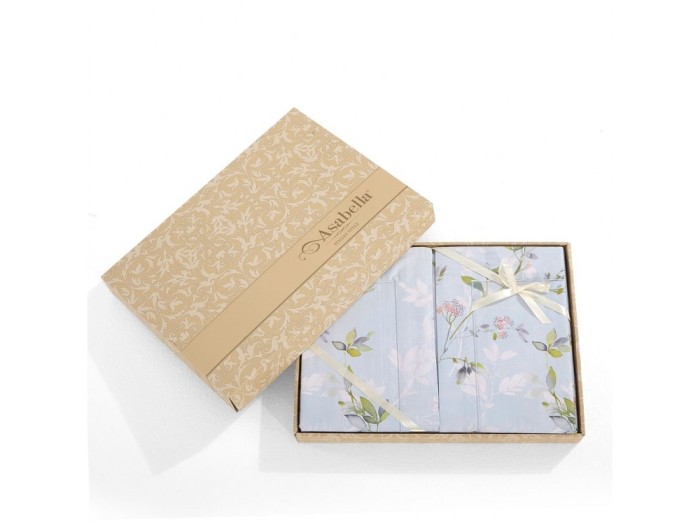 Комплект постельного белья Евро, сатин с лазерной печатью 2357-6 