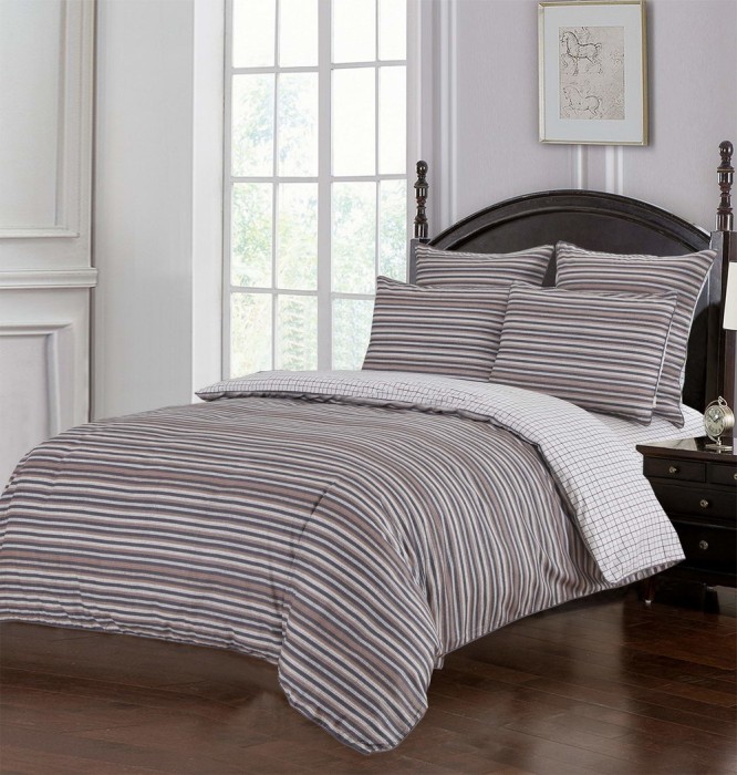 Гамма Комплект постельного белья сатин Евро 4н