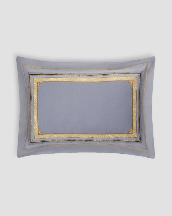 Постельное белье Arya Diamond сатин 2 Сп. 200x220 Nuit Синий, коричневый