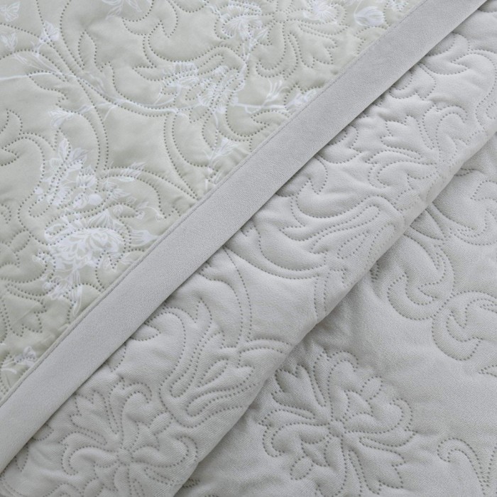 Афина (светло серая) Покрывало 160х220