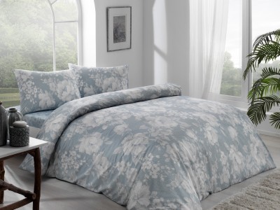 Постельное белье TAC RANFORCE ABRIL полуторное голубой