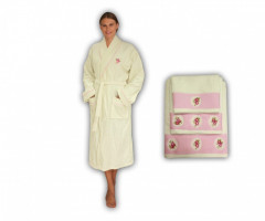 Полотенца ROSEBERRY ROSA Cream towel-70x140