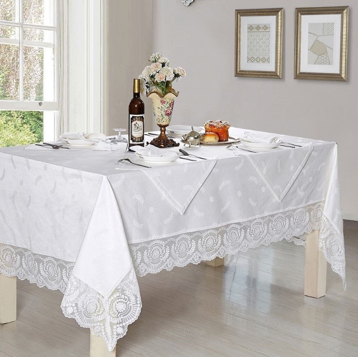 Скатерть Asabella 160Х240 К12-4 жаккардовая